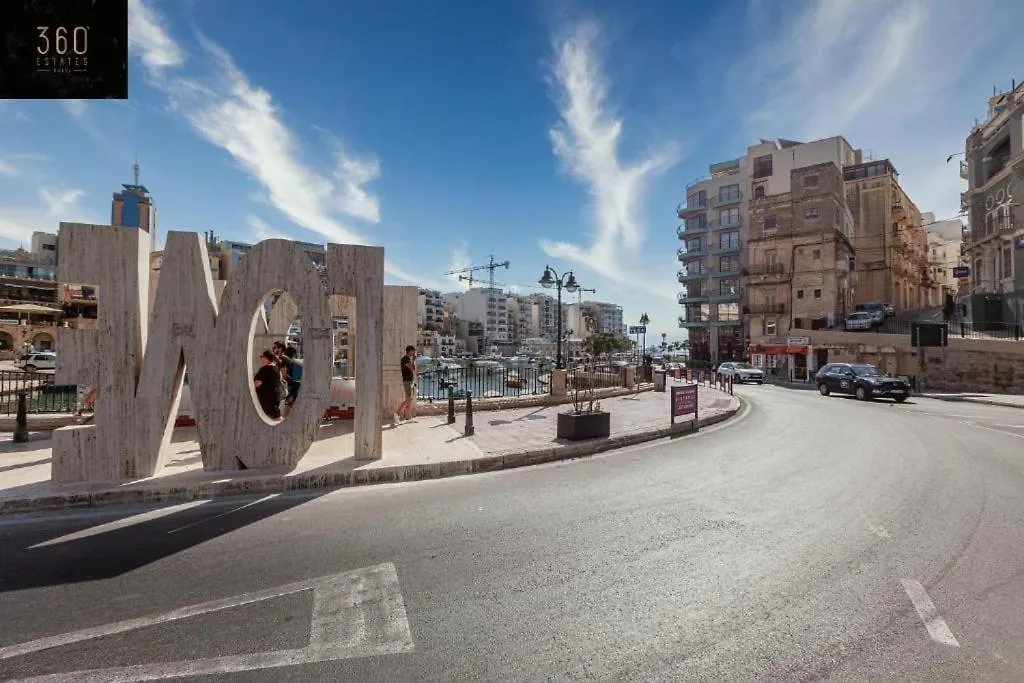 Cosy Penthouse With Terrace & Views In St Julians By 360 Estates Apartment Saint Julian's
